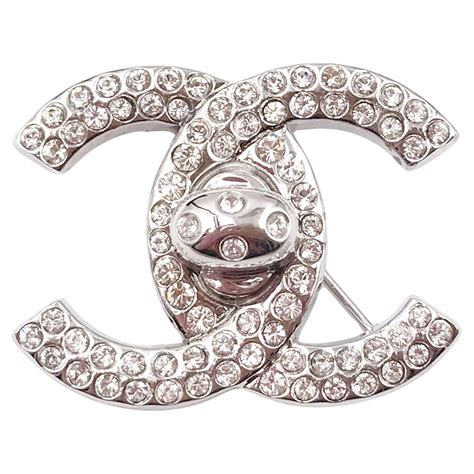 chanel turnlock brooch|Chanel crystal brooches.